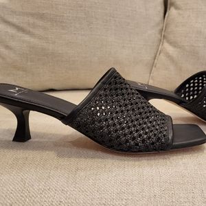 9.5 Marc Fisher "Juliette" Mules Slides Heels NWOT